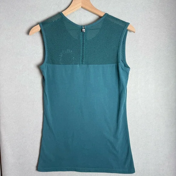 Harley-Davidson Vintage Women's Mesh Shoulder Teal Sleeveless Graphic Arkansas M - Picture 2 of 11